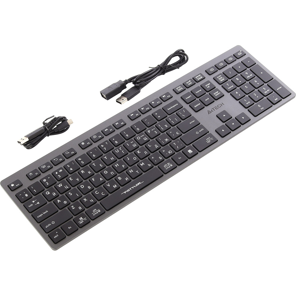 Клавіатура A4TECH FBX50C Grey Клавіатура A4TECH FBX50C Grey Комплектація клавіатура