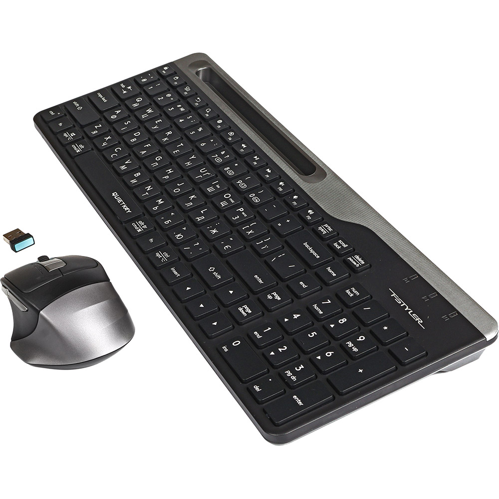 Комплект A4TECH FB2535CS Smoky Grey Комплект A4TECH FB2535CS Smoky Grey Підключення бездротове