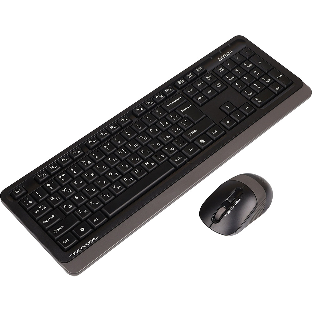 Комплект A4TECH FG1010S Wireless Grey (FG1010S Grey) Комплектація клавіатура+миша