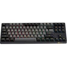 Клавіатура AKKO 5087B Plus Black & Gold CS Silver Switches RGB (6925758620291)