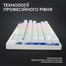 Клавиатура LOGITECH G Pro X TKL Lightspeed Gaming White (L920-012148)