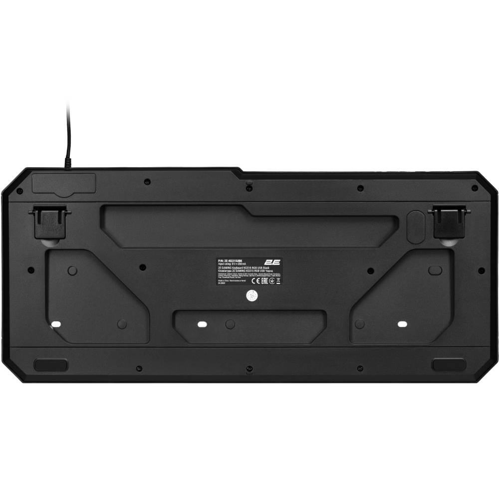Клавіатура 2E GAMING KG315 RGB USB Black Ukr (2E-KG315UBK) Клас ігрова
