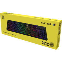 Клавіатура HATOR Rockfall 2 Mecha orange Black (HTK-710)