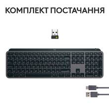 Клавиатура LOGITECH MX Keys S Wireless Ukr Graphite (L920-011593)