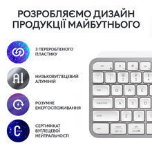 Клавиатура LOGITECH MX Keys S Wireless Pale Grey (L920-011588)