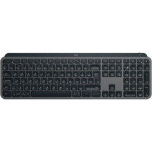 Клавиатура LOGITECH MX Keys S Wireless Plus Palmrest, Graphite (L920-011589)