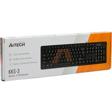 Клавіатура A4TECH KKS-3 USB Black