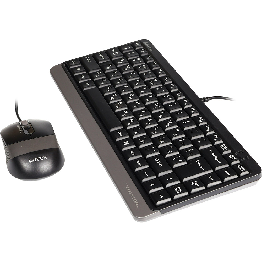 Комплект A4TECH Fstyler F1110 Grey Підключення дротове