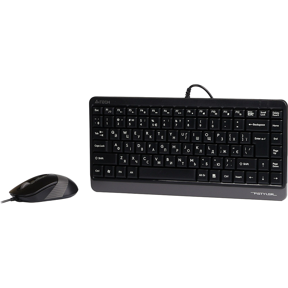 Комплект A4TECH Fstyler F1110 Grey Клас стандартна