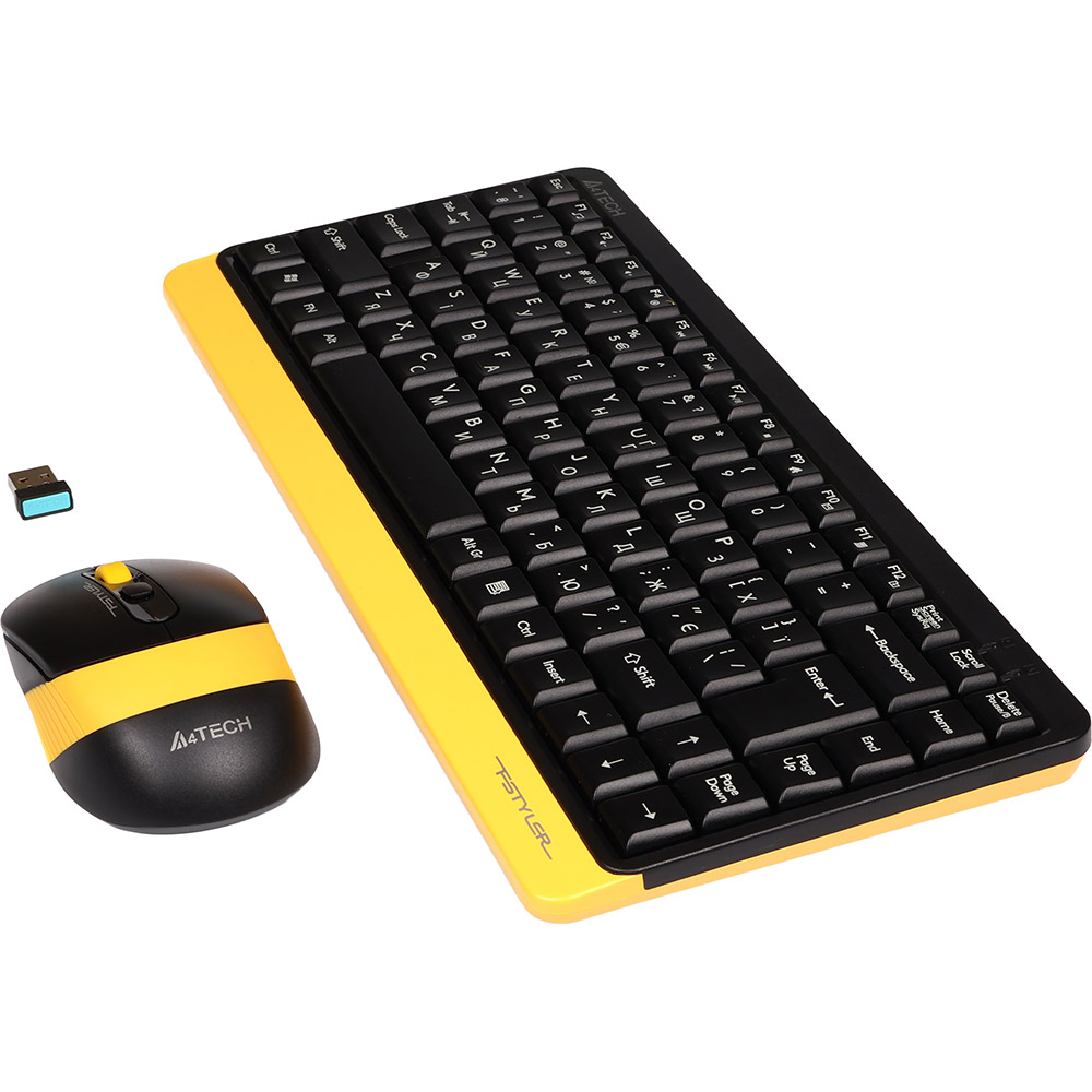 Комплект A4TECH Fstyler FG1110 Bumblebee Підключення бездротове