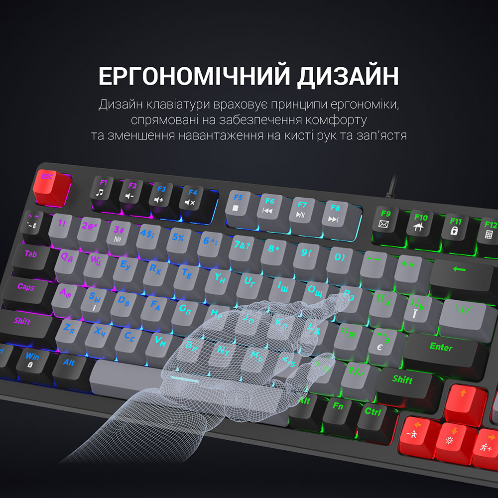 Зображення Клавіатура GAMEPRO MK120R