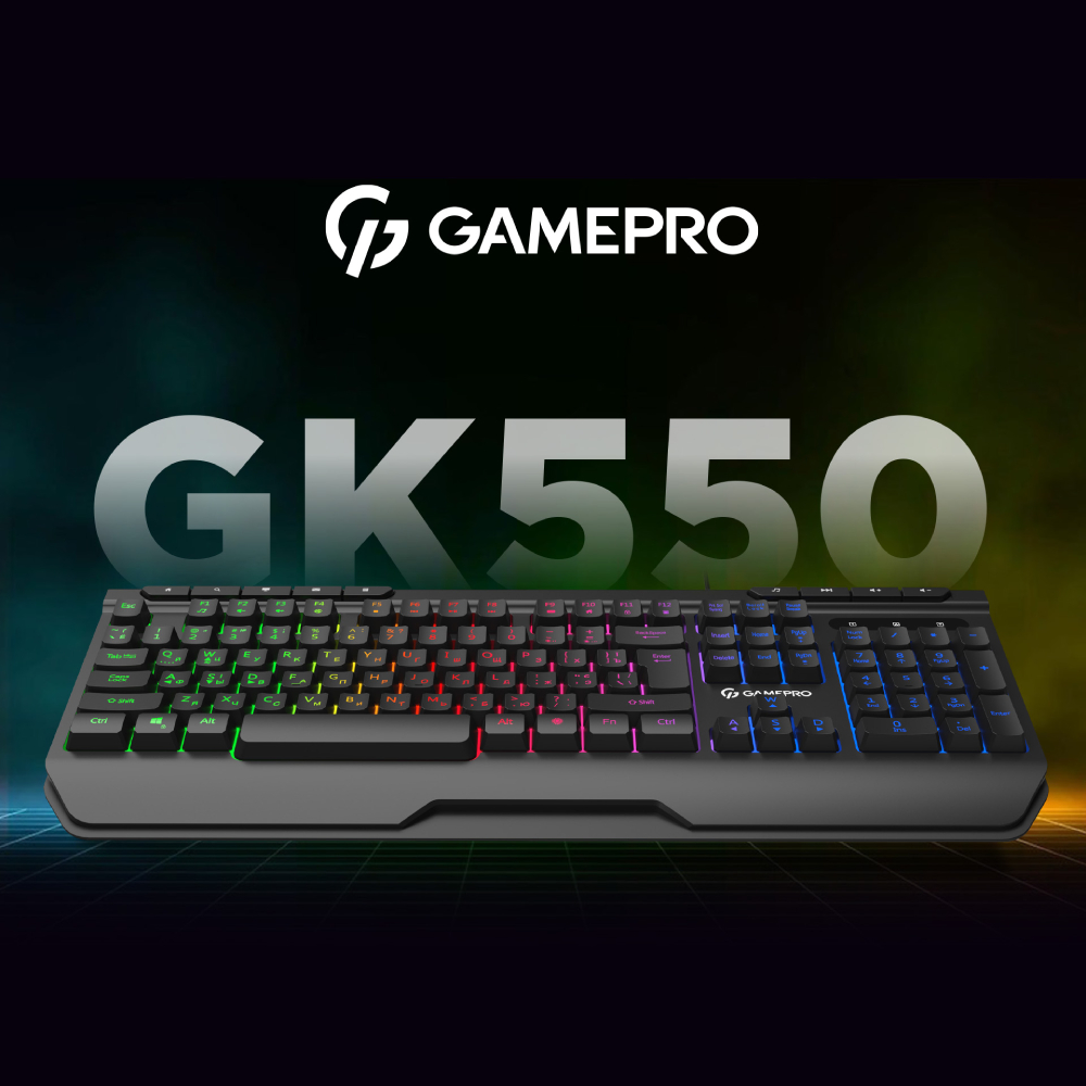 Клавіатура GAMEPRO GK550 Підключення дротове