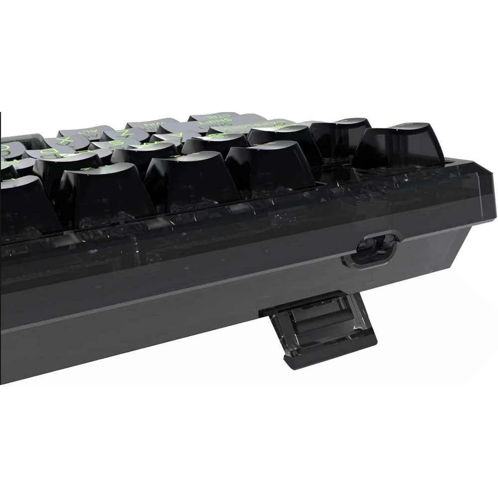 Клавиатура FL ESPORTS Q75 SAM Black Transparent Body Dark Ice keycap Kailh MX Cool Mint WL Three-Mode (Q75SAM-5774) Подключение беспроводное