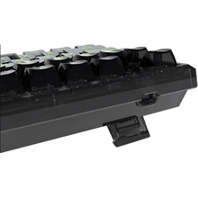 Клавиатура FL ESPORTS Q75 SAM Black Transparent Body Dark Ice keycap Kailh MX Cool Mint WL Three-Mode (Q75SAM-5774)