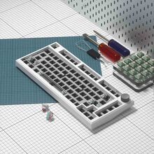 Клавиатура FL ESPORTS DIY-barebone MK750 White wireless Three-Mode (MK750-4247)