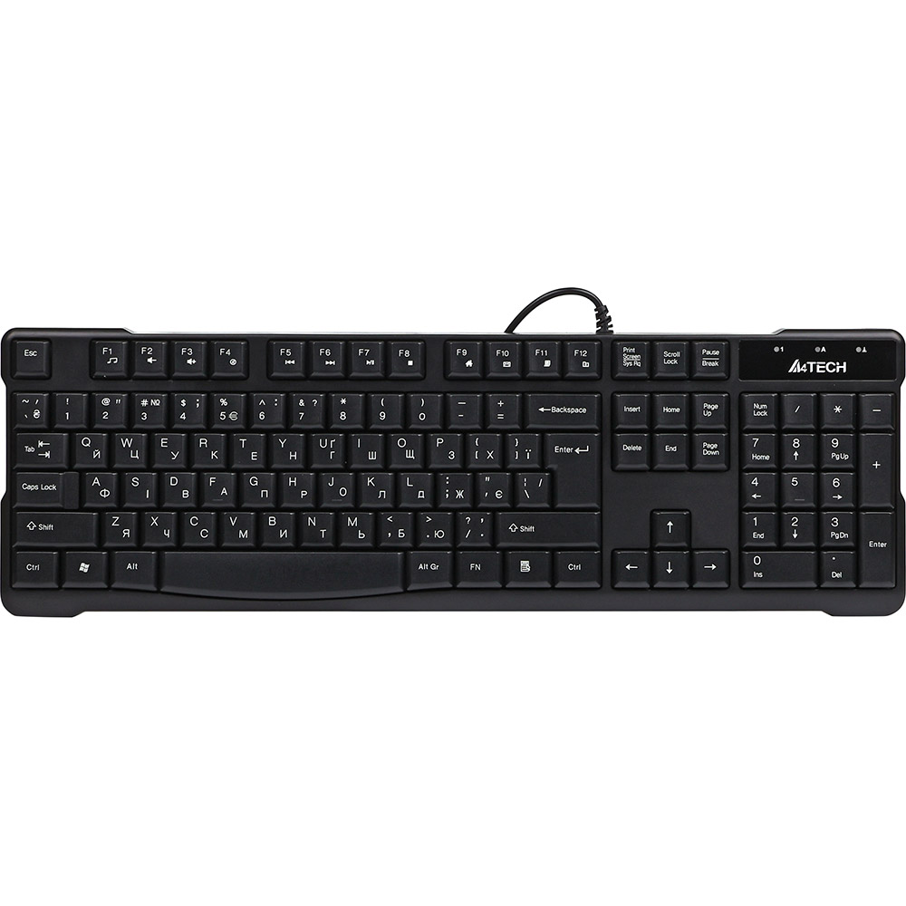 Клавіатура A4 TECH KR-750 Black, USB