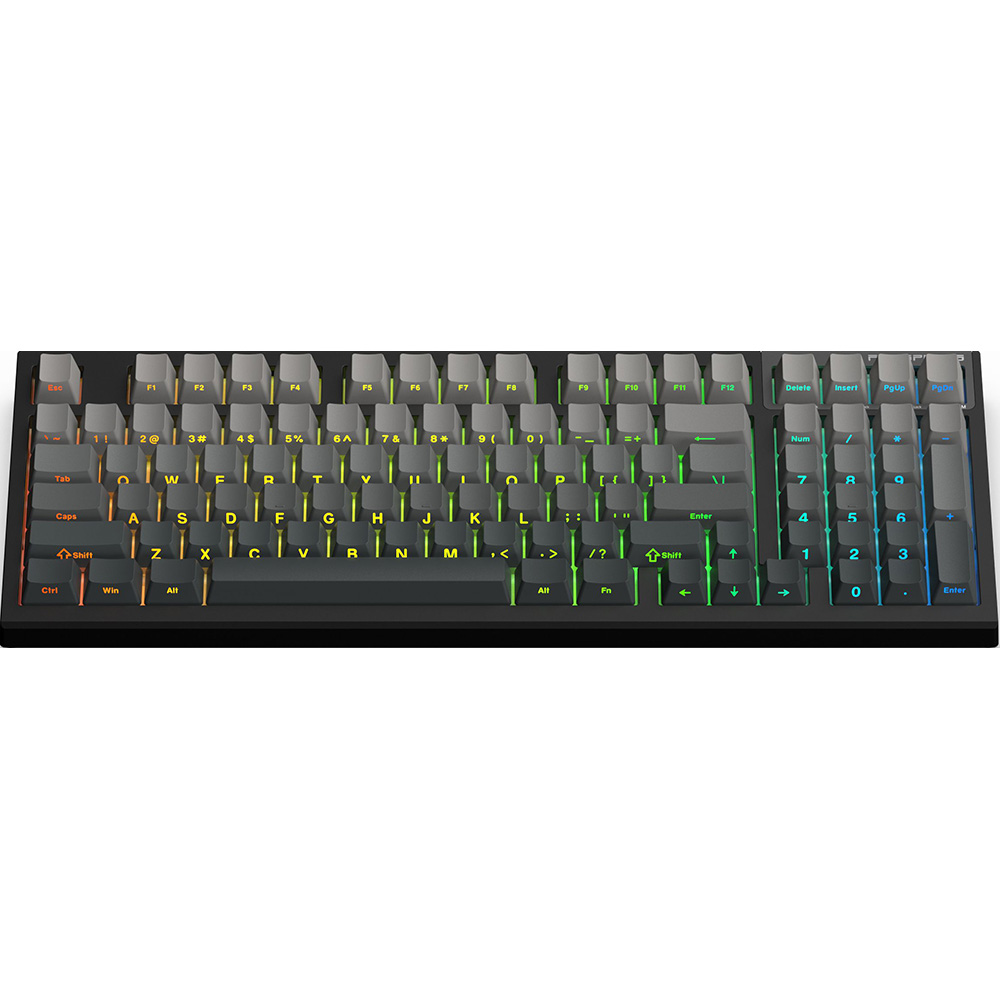 Клавиатура FL ESPORTS FL980 V2 Obsidian Gradient Lik Kailh Box Blueberry Ice Cream South LED Three-Mode (FL980V2-3960)