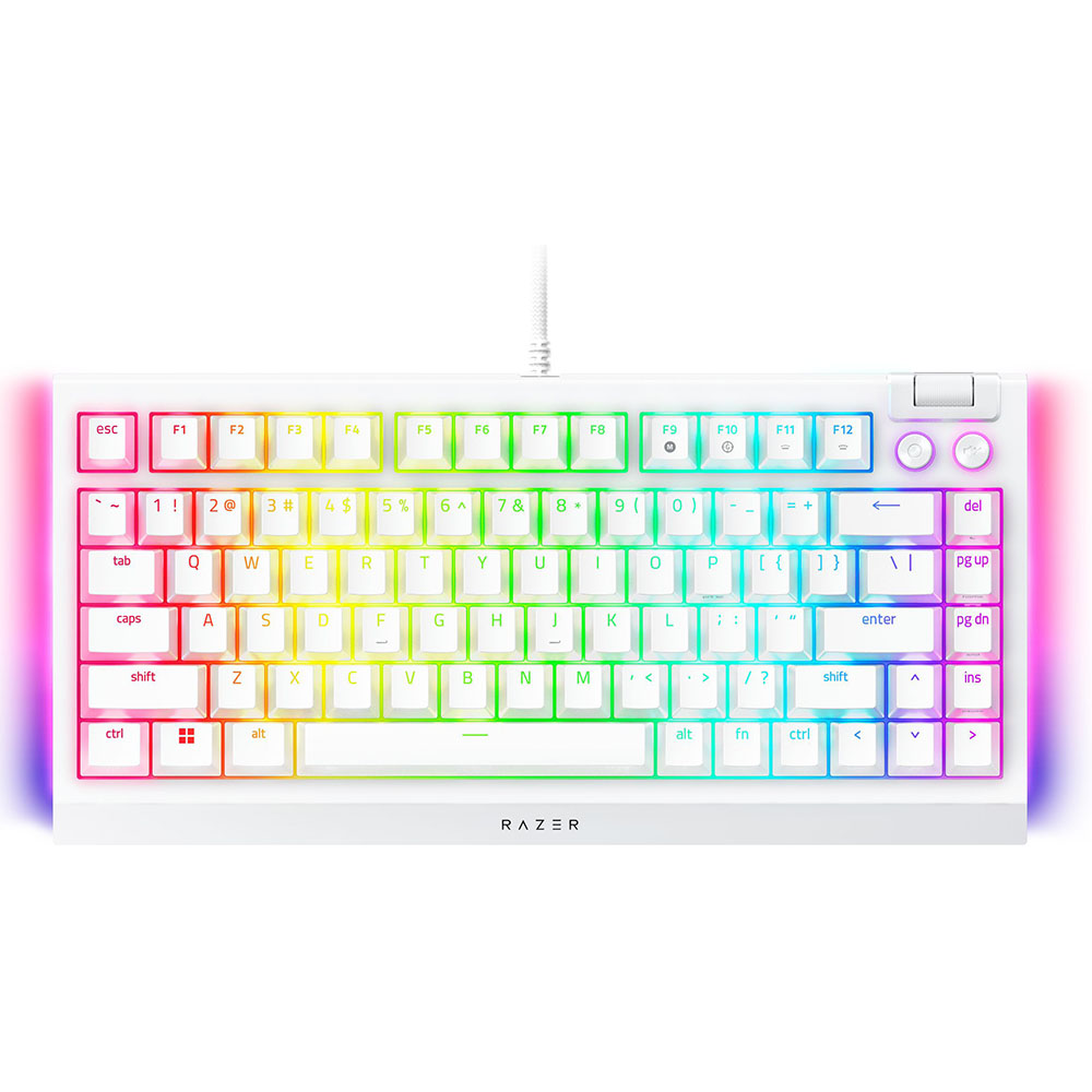 Клавіатура RAZER BlackWidow V4 75% White (RZ03-05001700-R3M1) Конструкція механічна