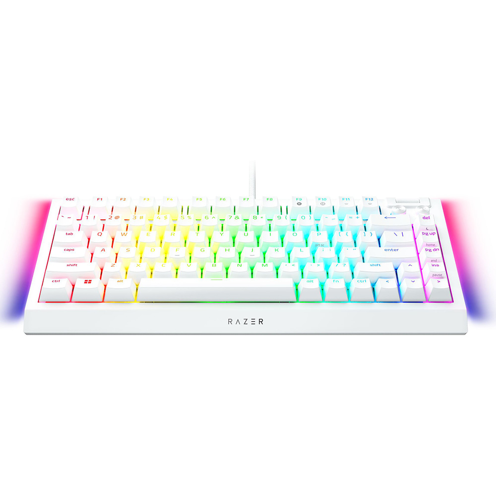 Клавіатура RAZER BlackWidow V4 75% White (RZ03-05001700-R3M1) Підключення дротове