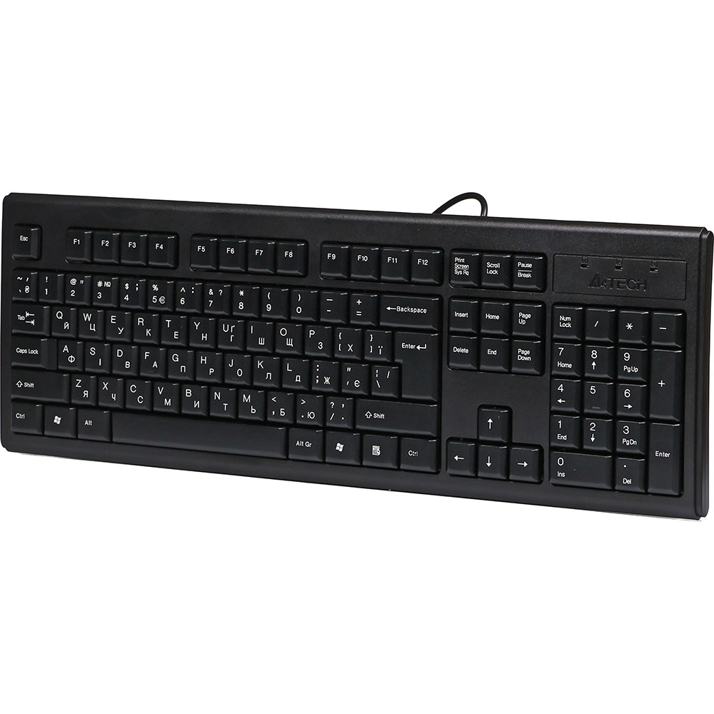 Клавиатура A4TECH KR-83 black PS/2 Комплектация клавиатура