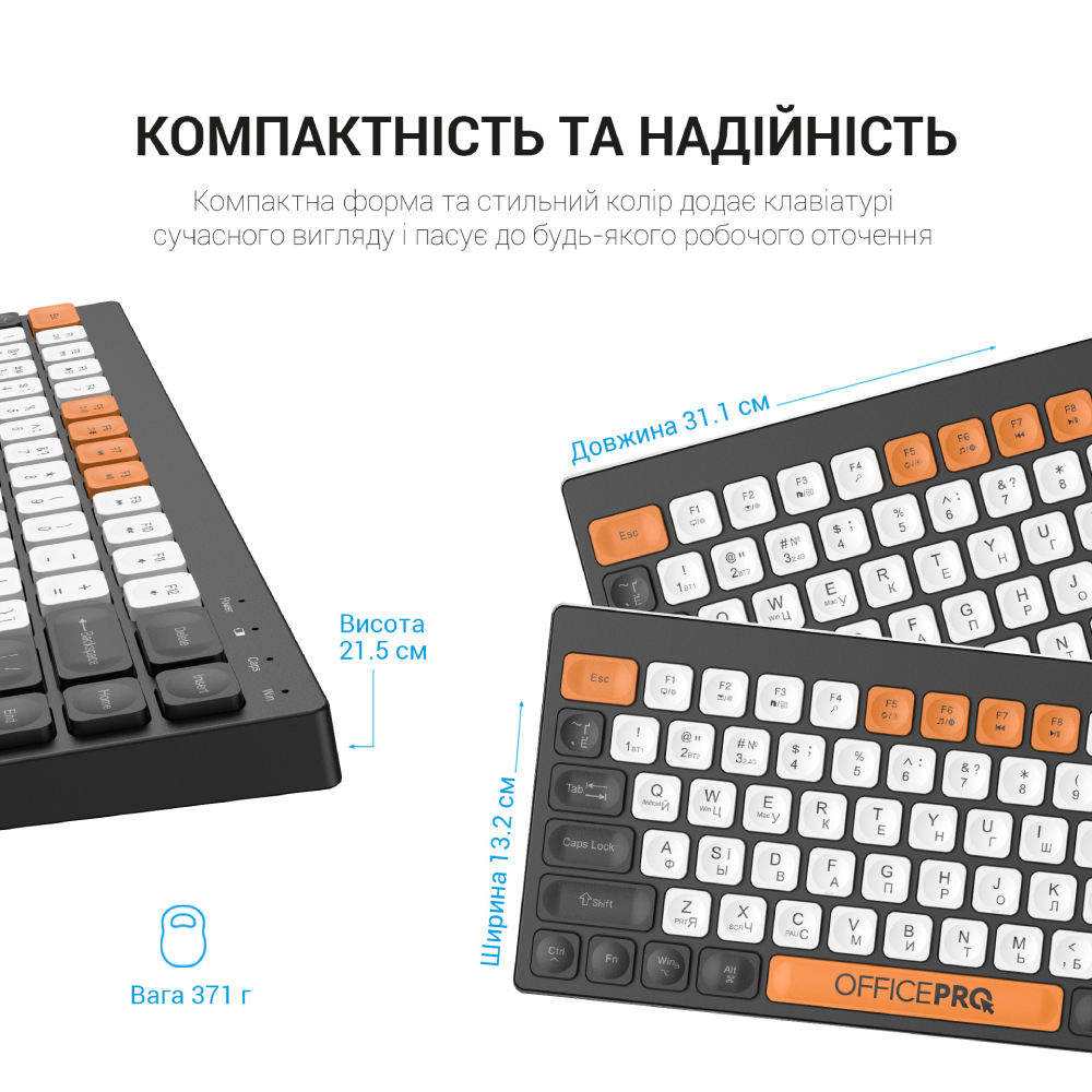 Изображение Клавиатура OFFICEPRO SK955B