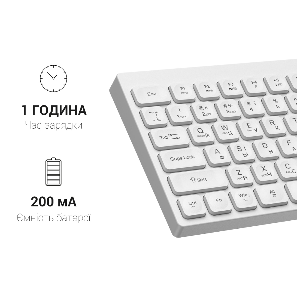 Замовити Клавіатура OFFICEPRO SK955W