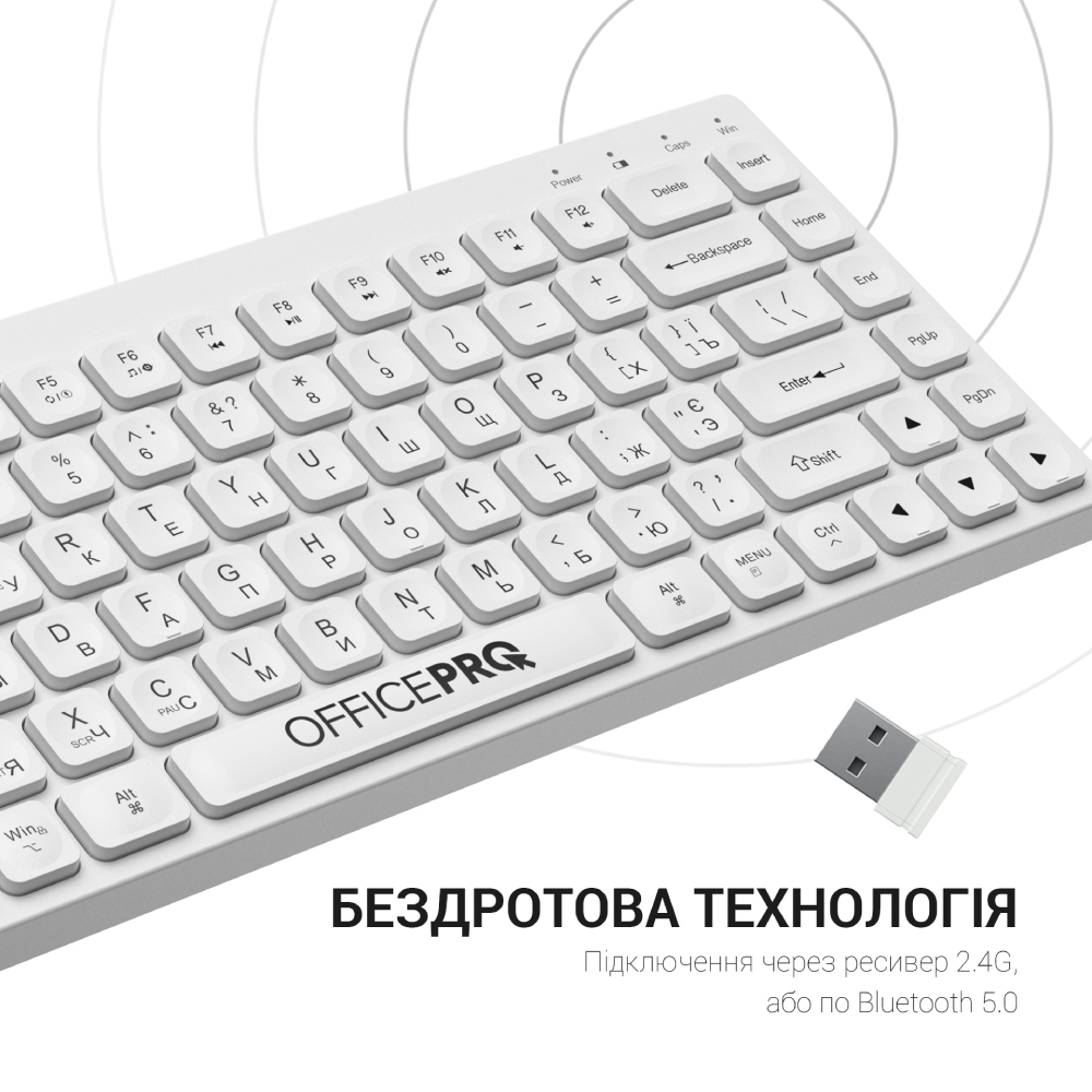 Фото Клавіатура OFFICEPRO SK955W