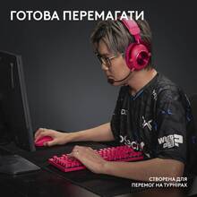 Клавіатура LOGITECH G PRO X TKL LIGHTSPEED Gaming, Magenta (920-012159)