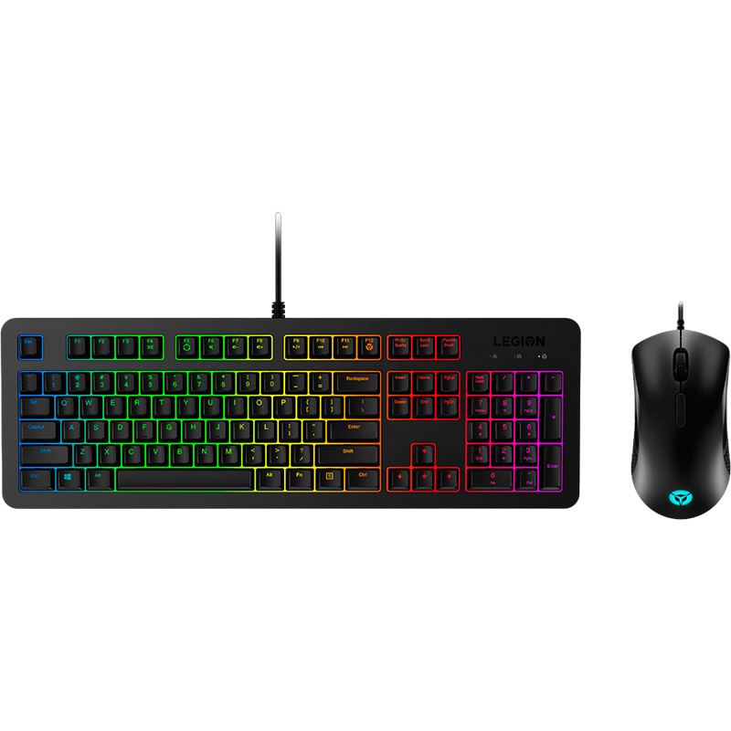 Комплект Lenovo Legion KM300 RGB Gaming Combo Keyboard and Mouse UA Black (GX31L16652)