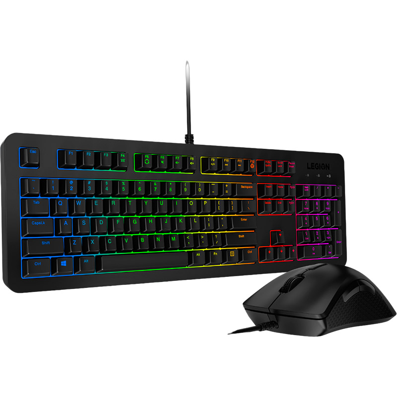 Комплект Lenovo Legion KM300 RGB Gaming Combo Keyboard and Mouse UA Black (GX31L16652) Комплектація клавіатура+миша