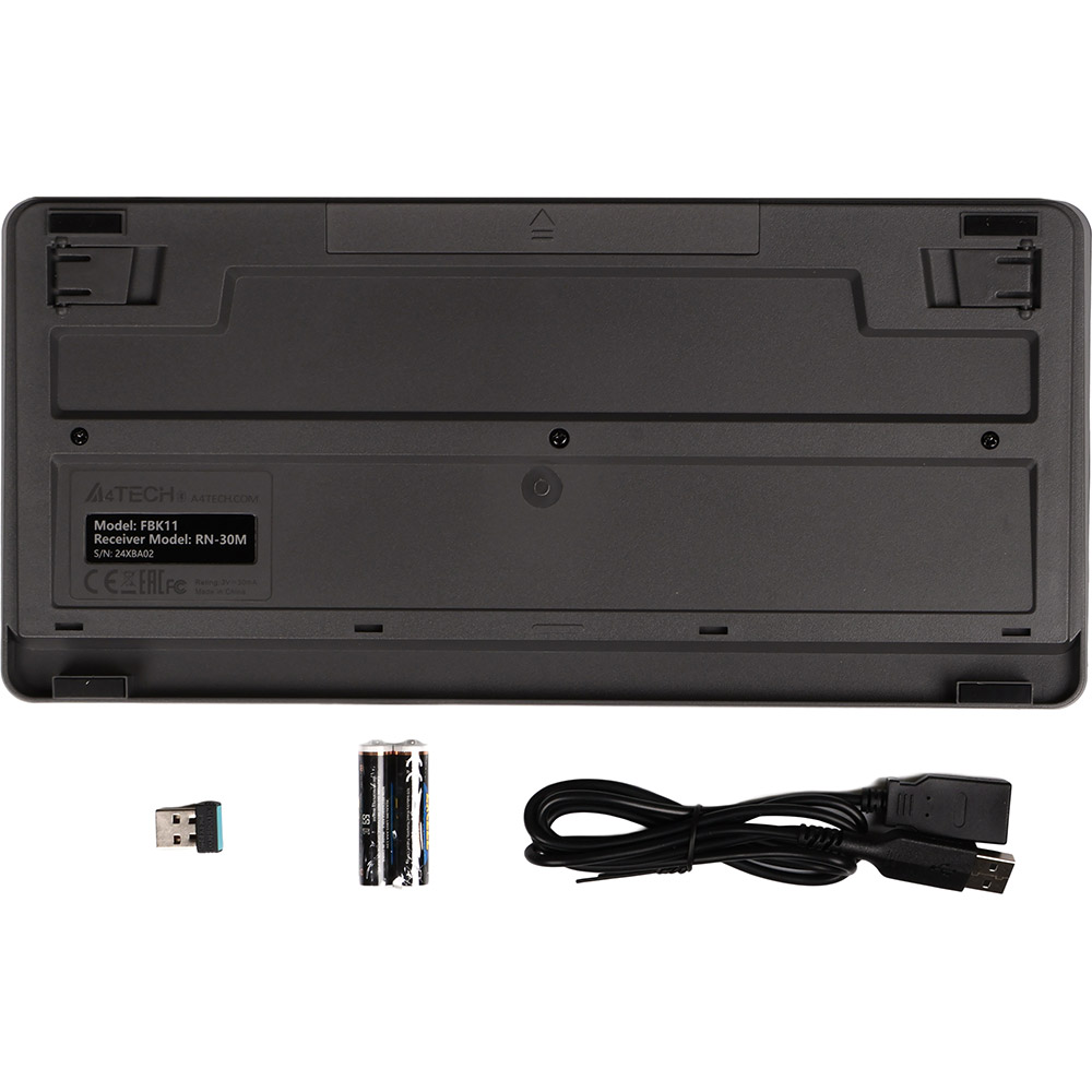 Клавиатура A4TECH FBK11 Grey (4711421965422) Внешний вид Клавиатура A4TECH FBK11 Grey (4711421965422)