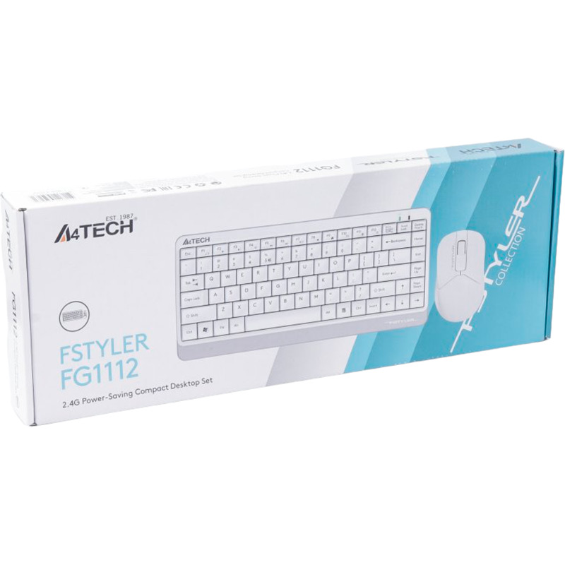 Внешний вид Комплект A4TECH FG1112 White (4711421959261)