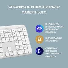 Клавиатура LOGITECH Signature Slim Wireless K950 Off White (920-012466)