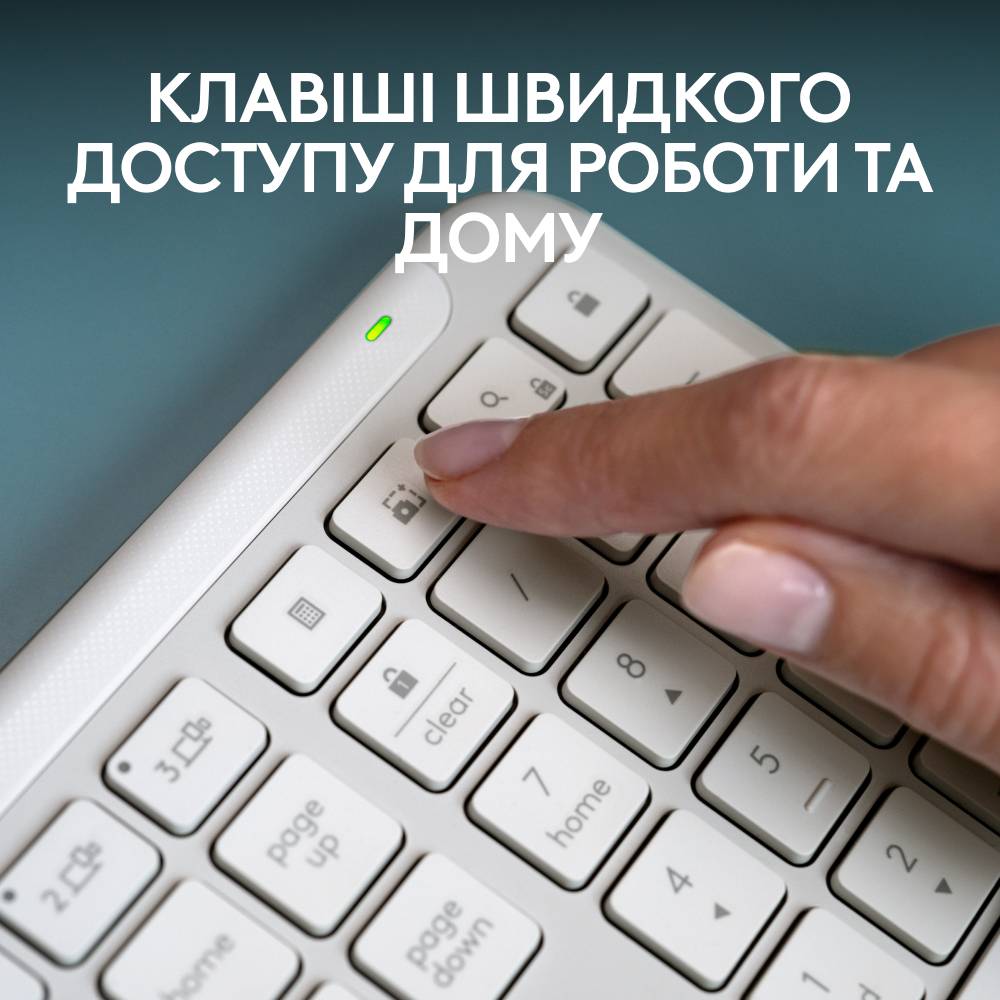 Фото Комплект LOGITECH Signature Slim Combo MK950 Off White (920-012491)