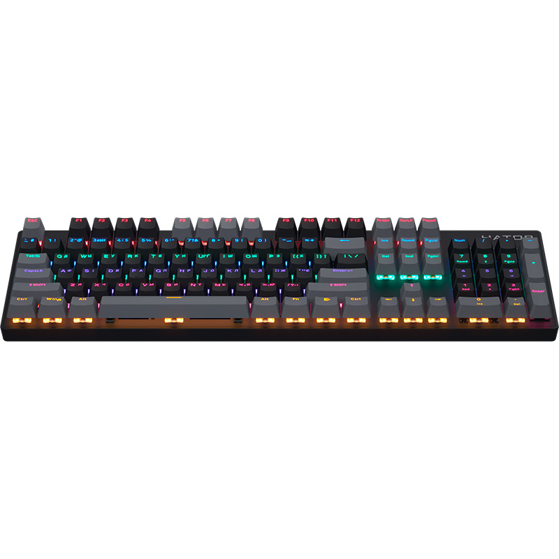 Клавіатура HATOR Starfall Rainbow Origin Red (HTK-608-BBG) Комплектація клавіатура