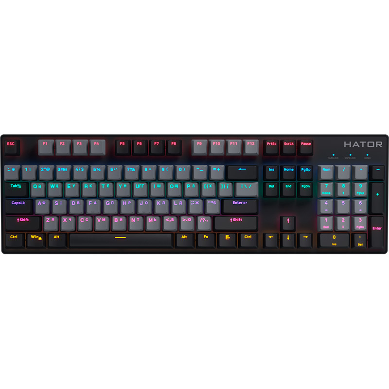 Клавіатура HATOR Starfall Rainbow Origin Blue (HTK-609-BGB)