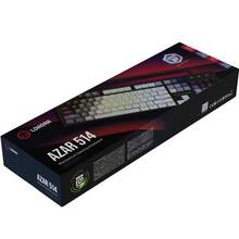 Клавіатура LORGAR Azar 514 RGB EN/UA Gaming White (LRG-GK514W-UA)