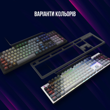Клавіатура LORGAR Azar 514 RGB EN/UA Gaming White (LRG-GK514W-UA)