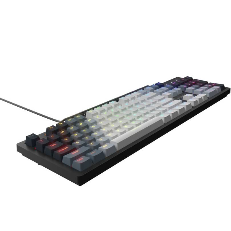 Клавіатура LORGAR Azar 514 RGB EN/UA Gaming White (LRG-GK514W-UA) Клас ігрова