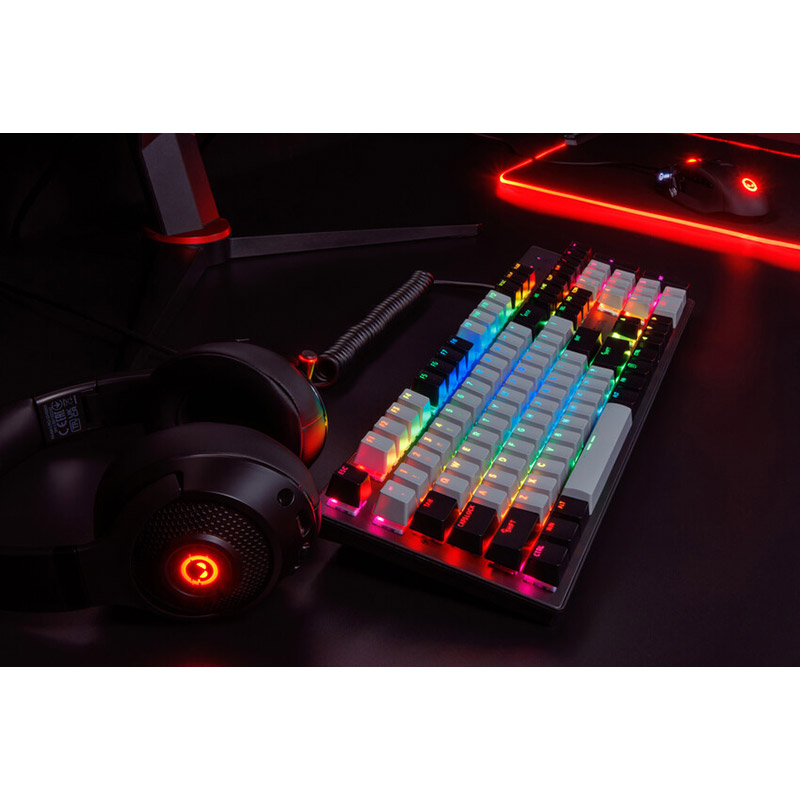 Фото 30 Клавіатура LORGAR Azar 514 RGB EN/UA Gaming White (LRG-GK514W-UA)