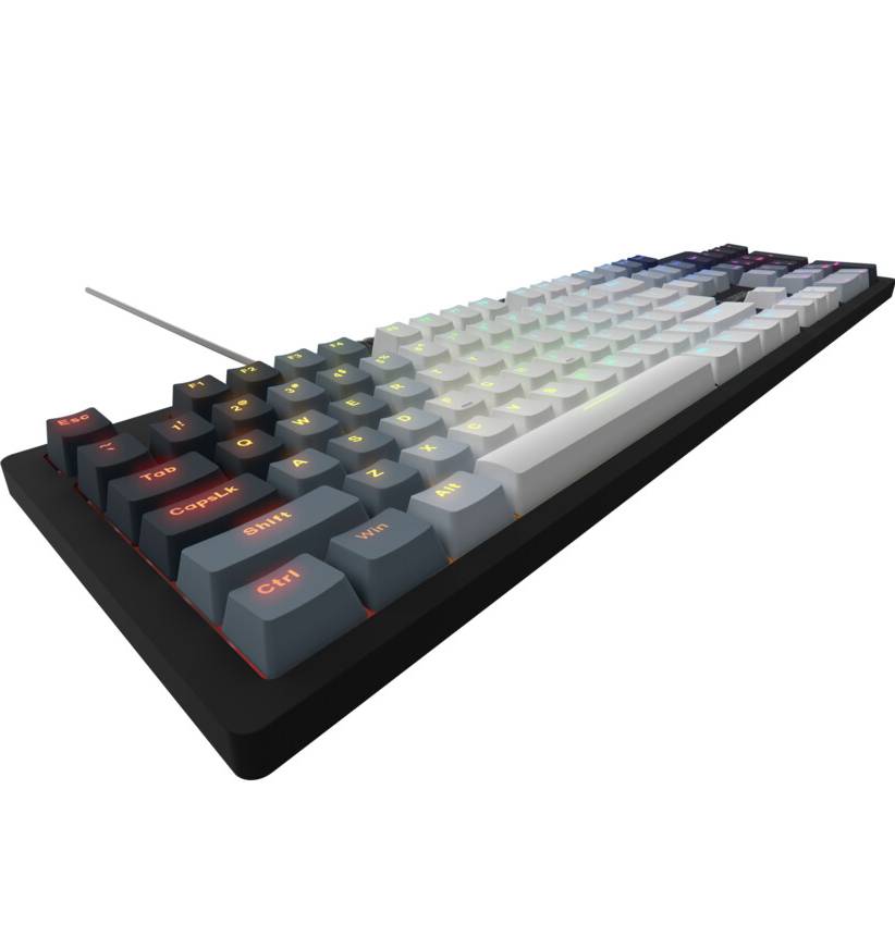 В Україні Клавіатура LORGAR Azar 514 RGB EN/UA Gaming White (LRG-GK514W-UA)