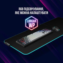 Клавіатура LORGAR Azar 514 RGB EN/UA Gaming Black (LRG-GK514B-UA)