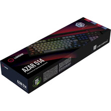 Клавиатура LORGAR Azar 514 RGB EN/UA Gaming Black (LRG-GK514B-UA)