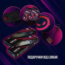 Клавіатура LORGAR Azar 514 RGB EN/UA Gaming Black (LRG-GK514B-UA)