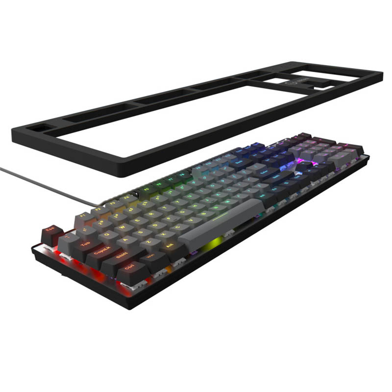 Покупка Клавіатура LORGAR Azar 514 RGB EN/UA Gaming Black (LRG-GK514B-UA)