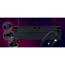 Клавиатура LORGAR Azar 514 RGB EN/UA Gaming Black (LRG-GK514B-UA)