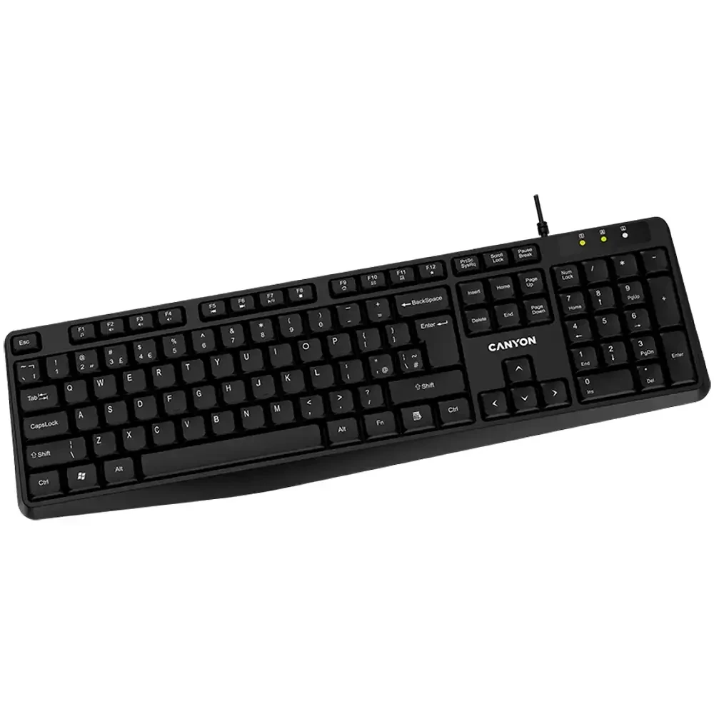 Клавіатура CANYON KB-1 Black (CNE-CKEY01) Комплектація клавіатура