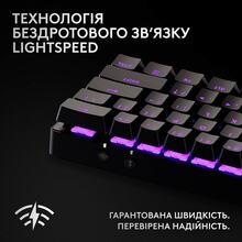 Клавиатура LOGITECH G Pro X 60 Lightspeed Wireless/Bluetooth Black (920-011911)