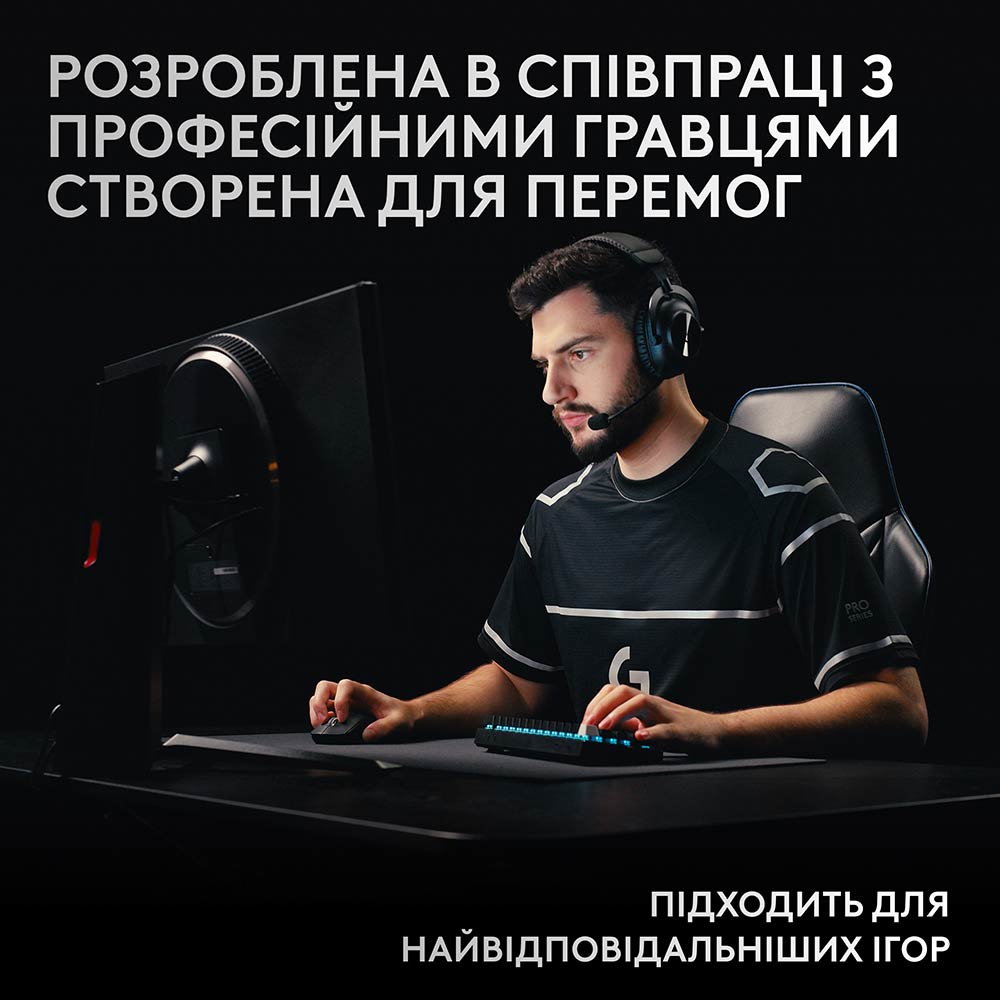 Клавиатура LOGITECH G Pro X 60 Lightspeed Wireless/Bluetooth Black (920-011911) Комплектация клавиатура