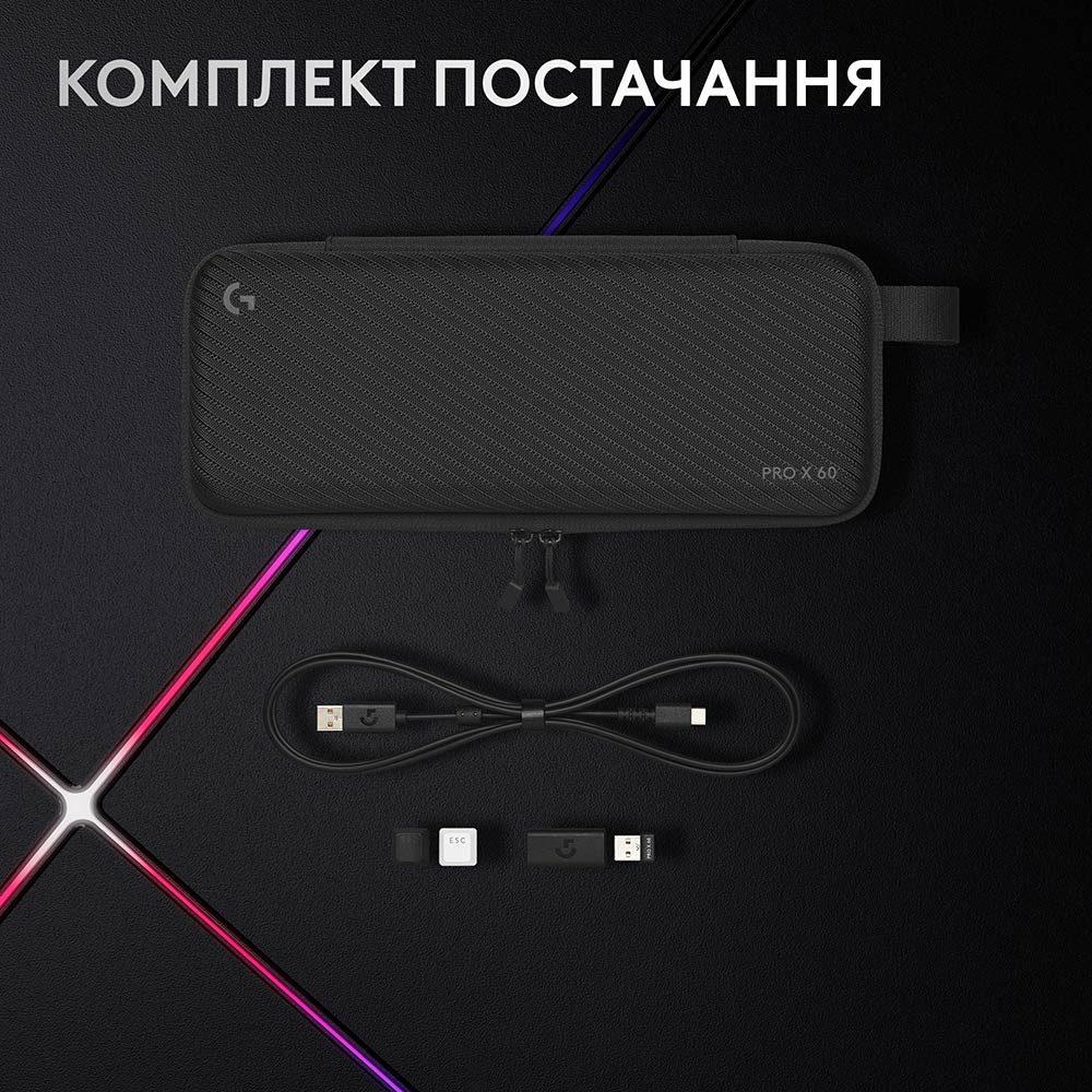 Покупка Клавиатура LOGITECH G Pro X 60 Lightspeed Wireless/Bluetooth White (920-011930)